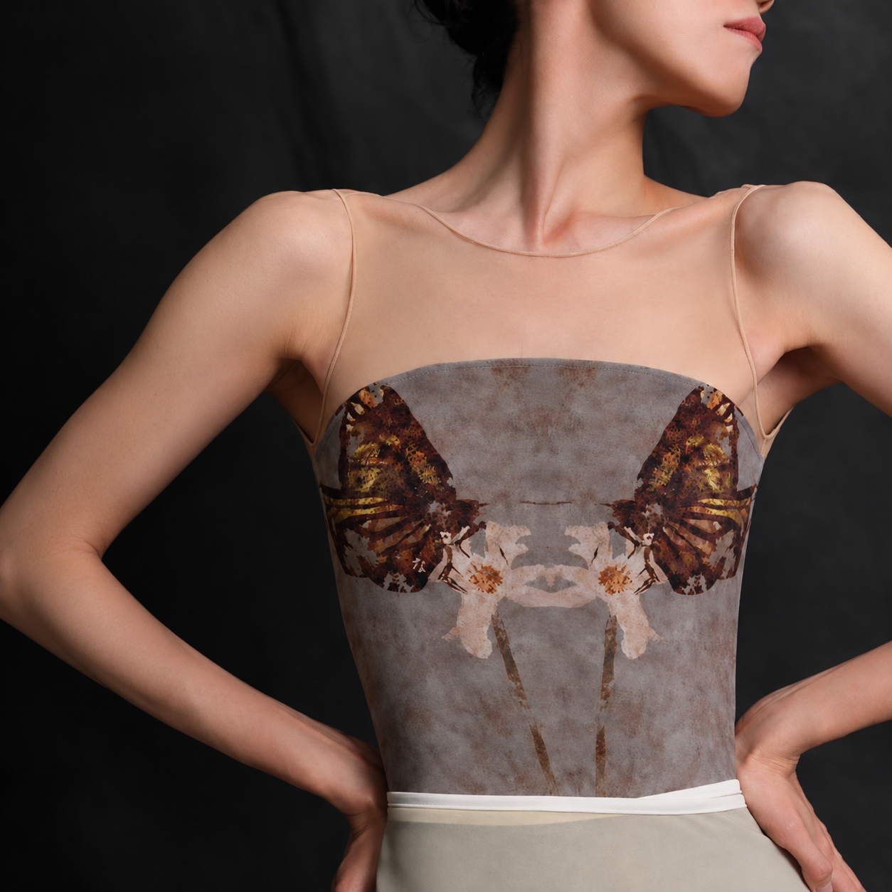 PIAN Butterfly Gilt シアーメッシュのフロントデザイン