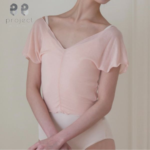 (新品未使用)バレリーナ チュールペプラムトップス ピンク フラワーチュールペプラムトップス – Maison de Lyla