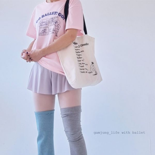バレエ レッスンバッグ 大容量トート｜チェックリスト付きで忘れ物防止