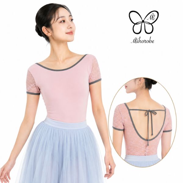 ミホローブ】 ショートスリーブ MIYABI（雅） レオタード 半袖