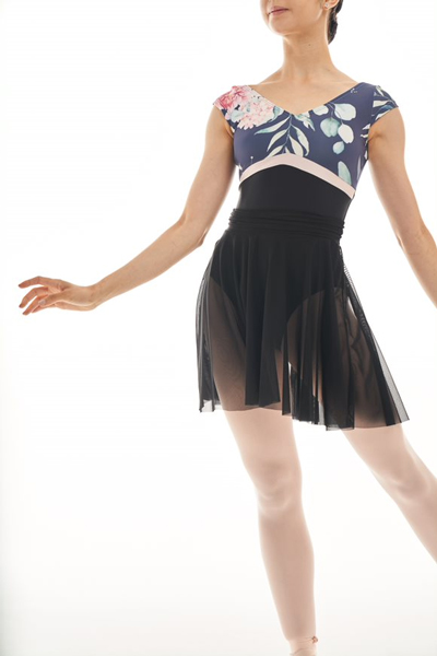 Mihorobe/ミホローブ 】バレエ レオタード 大人 半袖 フレンチスリーブ