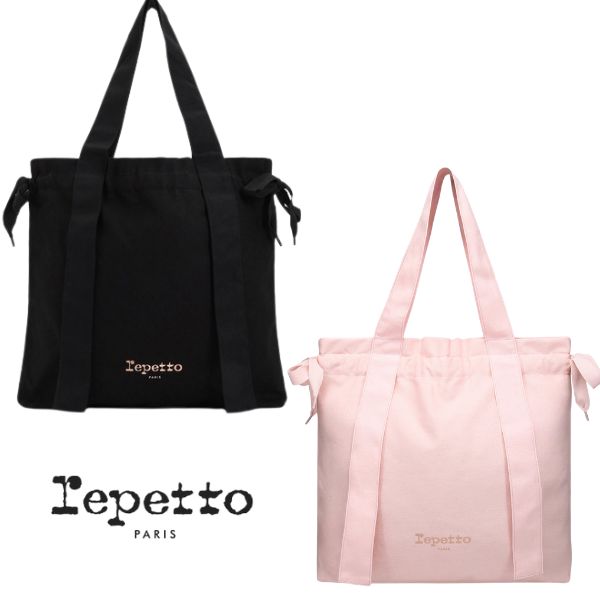 【 レペット Repetto 】コットン素材 トートバッグ 巾着型にも♪ 正規品
