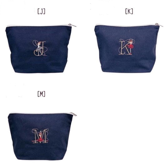 Shinzi Katoh シンジカトウ 】 バレエ イニシャル バレリーナ 刺繍入り