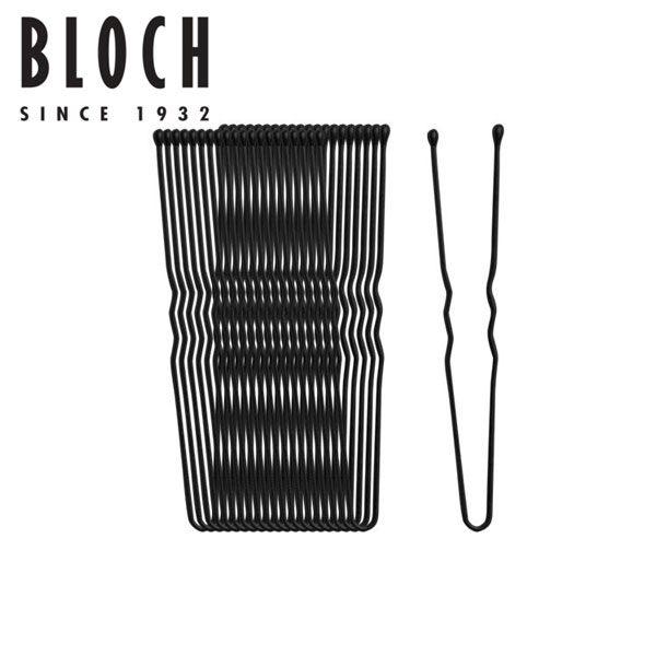 Uピン Bloch ブロック Sサイズ 本入り バレエ シニヨン Uピン ヘアアレンジ お団子ヘアに 髪の毛が崩れない