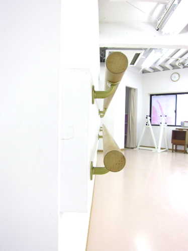 バレエの柔軟体操や自主練に！自宅用簡易レッスンバーキット 1メートル