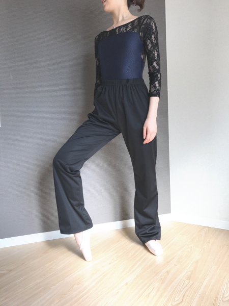 ロング丈 日本製 サウナ パンツ 大人 バレエ ウォームアップ