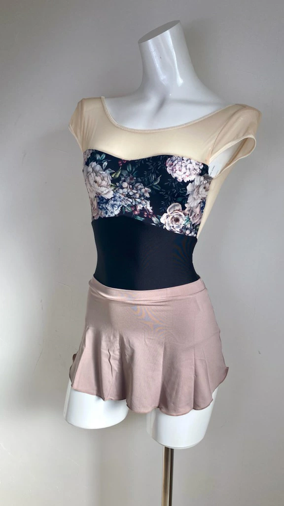 バレエ レオタード 大人 ジュニア 【 Mihorobe ミホローブ 】 半袖