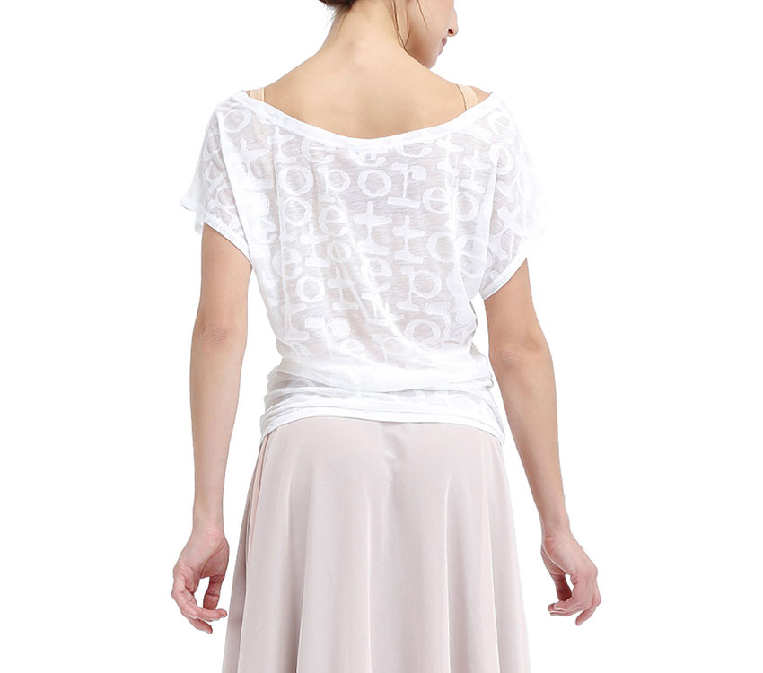 repetto　バレエトップス 楽天市場】レペット【 repetto 】 バレエトップス 半袖 ロゴ入り