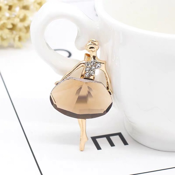 ストーンジュエリー ネックレス バレエ雑貨 バレリーナ 2種類 バレエ