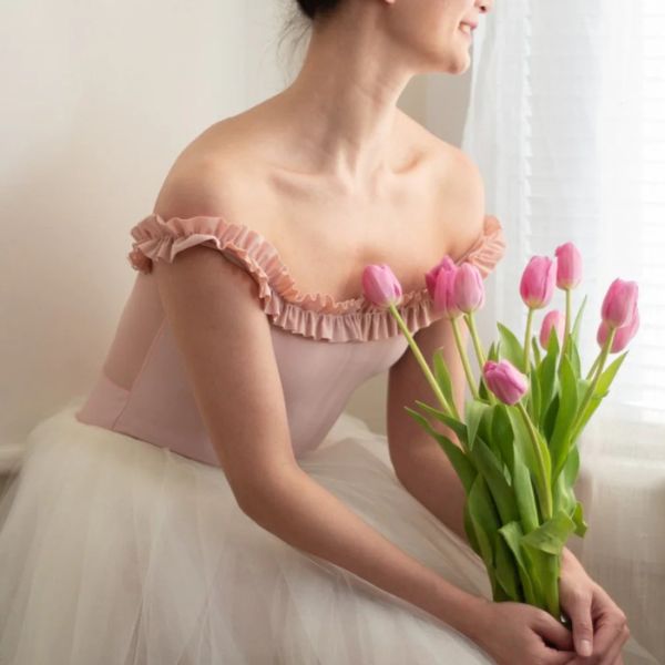 Xiaoxiao/シャオシャオ】 バレエ レオタード 大人 マリー フリル