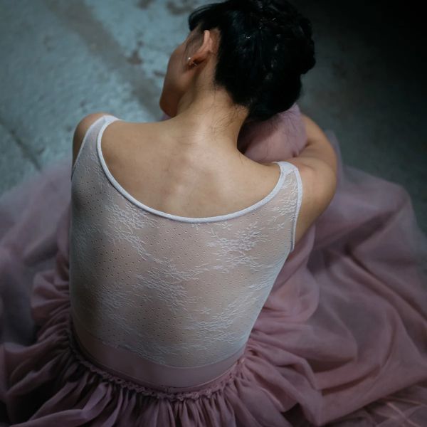 Xiaoxiao/シャオシャオ】 バレエ レオタード 大人 ローズモチーフ V