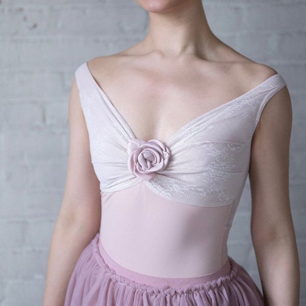 Xiaoxiao/シャオシャオ】 バレエ レオタード 大人 ローズモチーフ V